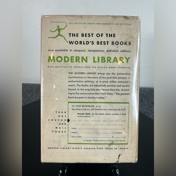 Crime and Punishment Modern Library 199 by Dostoevsky Fyodor 1950 Hardcover - Picture 2 of 11